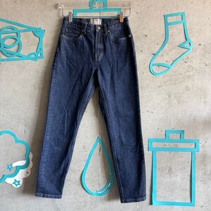 Everlane High Rise Skinny Leg Ankle Jeans